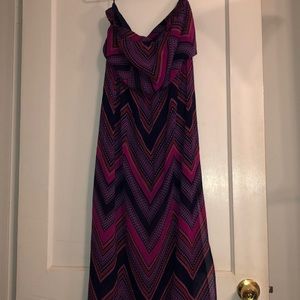 Colorful express maxi dress